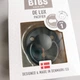 Соска Bibs De Lux round 0-6 мес Latex Black - изображение 2