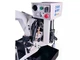 Стрічкова пила по металу MAST Metalltechnik M-BS320 400V, 2 швидкості (35/70 м/хв), поворотна голова 45°/60°/90°, гідроциліндр, 320 кг - зображення 7