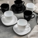 Сервіз Luminarc чайний 220мл 12пр. Carine Black/White D2371 - зображення 2