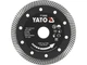 Диск отрезной алмазный YATO TURBO для греса и керамики 125 x 1.3 x 10 x 22.2 мм для мокрой и сухой резки YT-59982 - изображение 1