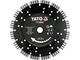 Диск алмазный отрезной YATO для железобетона и камня 230/22.2 x 2.8 мм для мокрой и сухой резки YT-59902 - изображение 1