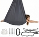 Сенсорный детский гамак Acro4f 3 м темно-серый KH-3X1.5M-DARKGREY (5906506410921) - изображение 1