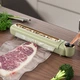 Вакууматор для продуктов кухонный вакуумный упаковщик для дома с дисплеем для хранения свежести мяса рыбы овощей мощность 90 Вт - изображение 5