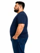 Футболка мужская Fruit of the Loom Valueweight базовая классическая 100% хлопок, размер 5XL тёмно-синяя - зображення 8