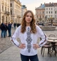 Подростковая вышиванка Полина для девочки, вышитая блуза с орнаментом. 164 - изображение 7