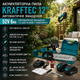 Аккумуляторная цепная пила Krafftec 12" 52V 6Ah 2500 Вт безщеточная с автоматической смазкой 2 АКБ 10000 об/мин кейс - изображение 1
