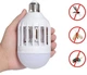 Светодиодная лампа уничтожитель комаров и мошек 2 в 1 ZappLight, Электрическая лампа приманка для насекомых - изображение 3