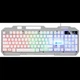 Игровая мембранная клавиатура K-25 с RGB подсветкой, USB, мультимедийные клавиши - изображение 2