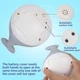 Детская игрушка для ванной светящийся кит Spray Water Bath Toy с подсветкой и фонтаном, Плавающая игрушка - изображение 3