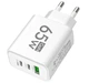 Зарядное устройство для телефона 65W GaN TRG-185, USB Type-C и A, быстрая зарядка Белая - изображение 6