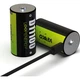 Аккумулятор D/R20 USB Type-С 7400mAh/11100mWh 1.5V Li-ion 2шт./уп. (Loop Energy) Verico (1BTOV-A5N0A2-NN) - зображення 2