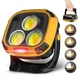 Прожектор фонарь кемпинг W891-1-3COB(White+Yellow)+5SMD(Red) Power bank 5178892 - изображение 1
