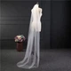Фата довга /veil wedding long на гребінці - зображення 1