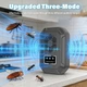 Ультразвуковой отпугиватель вредителей Ultrasonic Pest Repeller от мышей, комаров, пауков и насекомых, USB-питание, 3 режима работы, черный - изображение 2