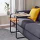 Стіл, імітація антрациту/темно-жовтої берези, 53x50 см IKEA OLSERÖD 205.253.56 - зображення 5