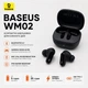 Бездротові TWS навушники Baseus Bowie WM02 Bluetooth 5.3 Black з додатком, ігровим режимом та автономністю до 25 годин - изображение 2