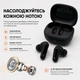 Бездротові TWS навушники Baseus Bowie WM02 Bluetooth 5.3 Black з додатком, ігровим режимом та автономністю до 25 годин - изображение 4
