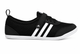 Кроссовки женские Sneaker Diona 2.0 черные с белыми полосками 41 - изображение 1