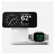 Бездротовий зарядний пристрій Nomad Stand One Max Qi2 25W 3-in-1 Charger - Silver (NM014506858) - зображення 2