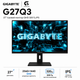 Монитор игровой 27" GIGABYTE G27Q3 Gaming Monitor IPS 2560x1440 320 Гц 350 кд/м² Black - изображение 2