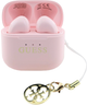 Навушники Guess Glossy Effect Printed Classic Logo & Charm TWS Pink (GUTWSXMCCLP) - зображення 1