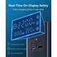 Мережевий фільтр Baseus Powercombo 3AC+2U+2C 35W 1.5m Black - изображение 4
