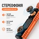 Караоке мікрофон Losso K6 Premium помаранчевий із стерео звуком - зображення 2