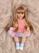 Реалістична Кукла Реборн 55 см повністю вінілова Doll Reborn Baby Born К0100312 - зображення 5