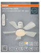 Люстра-вентилятор OSRAM CEILING FAN LESTE 21W 1200Lm 3000K-6000K DIM з пультом ДК (4058075857735) - зображення 8