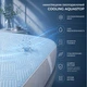 Наматрасник U-tek Охлаждающий Cooling Aquastop Водонепроницаемый с резинками по углам 160х200 см (NCAE162) - изображение 3