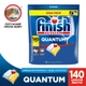 Средство для мытья посуды в посудомоечных машинах FINISH Quantum Лимон 140 капсул (5908252021086) - изображение 2
