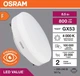 Набор светодиодных ламп OSRAM GX53 8.5W 800Lm 4000K 5 шт (4099854381836) - изображение 5