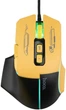 Миша Hoco GM31 Overlord RGB USB Black-Yellow (6942007629201) - зображення 1