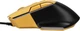 Миша Hoco GM31 Overlord RGB USB Black-Yellow (6942007629201) - зображення 5