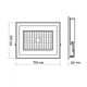 LED прожектор 50W TITANUM с влагозащищенным корпусом из алюминия 4000Lm 6500K черный IP65 TLF506 - изображение 5