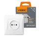 Розетка одинарная белая VIDEX BINERA VF-BNSK1-W - изображение 1