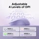 Мышь Ugreen M331 Wireless/Bluetooth Purple (UGR-65626) - изображение 6