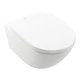 Підвісний унітаз VILLEROY & BOCH SUBWAY 3.0, білий/глянсовий, настінний - зображення 1