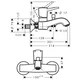 Змішувач для ванни HANSGROHE METROPOL CLASSIC 31340090, хром/золото, настінний - изображение 2