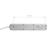 Мережевий подовжувач VIDEX ONCORD з/з 4п 3м (3x1.5мм) 3.4А USB(QC3.0) +USB-C(PD20W) з кнопкою White - зображення 7