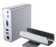 Хаб Док станція Deepfox-2524 13 в 1 з поворотною підставкою USB Type-C концентратор для ноутбука комп'ютера 13 портів - зображення 13