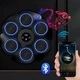 Детский боксерский тренажер настенный на аккумуляторе с подсветкою bluetooth и перчатками - изображение 7