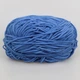 Candy-yarn Micro Velour, Синий №19, микровелюр 40г/100м, плюшевая пряжа для вязания игрушек, амигуруми, пледов - изображение 3