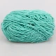 Candy-yarn Micro Velour, Водяная зелень №17, микровелюр 40г/100м, плюшевая пряжа для вязания игрушек, амигуруми, пледов - изображение 3