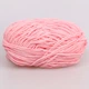 Candy-yarn Micro Velour, Сакура №06, микровелюр 40г/100м, плюшевая пряжа для вязания игрушек, амигуруми, пледов - изображение 3