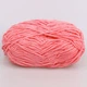 Candy-yarn Micro Velour, Розовая помада №07, микровелюр 40г/100м, плюшевая пряжа для вязания игрушек, амигуруми, пледов - изображение 3