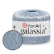 YarnArt Galassia, Голубой №5810 - пряжа с микропайетками, 25 г / 112 м, декоративная блестящая нить для одежды и аксессуаров - изображение 1