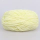 Candy-yarn Micro Velour, Блідо-жовтий №46, мікровелюр 40г/100м, плюшева пряжа для в'язання іграшок, амігурумі, пледів - зображення 3
