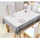 Клеенка для стола Fiesta MA-6012 ПВХ серая 137×20 м - изображение 2