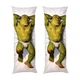 Подушка дакимакура Шрек. Мультфильм. Рисунок. Shrek габардин двусторонняя 180х60 см - изображение 1